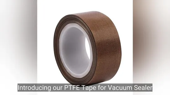 Low Price Wrapping Machine Adhesive Black High Temperature Resistant Sealing PTFE Tape Roll 