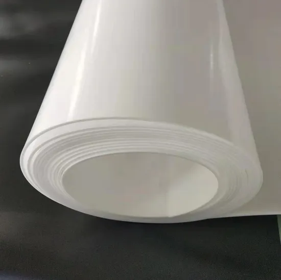 OEM China Factory 100% PTFE Skived Sheet Natural White Plstic Film 