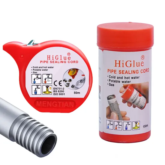 50m, 150m, 160m Water Pipe Steam Pipe Thread Sealant Thread Sealing Cord 