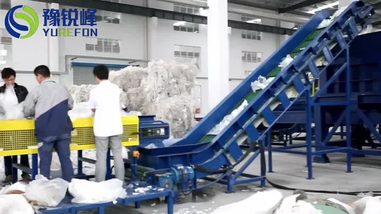 Popular Plastic Film Washing Machine for Recycling PE PP Ld Lld BOPP Bags with Wet Crusher 
