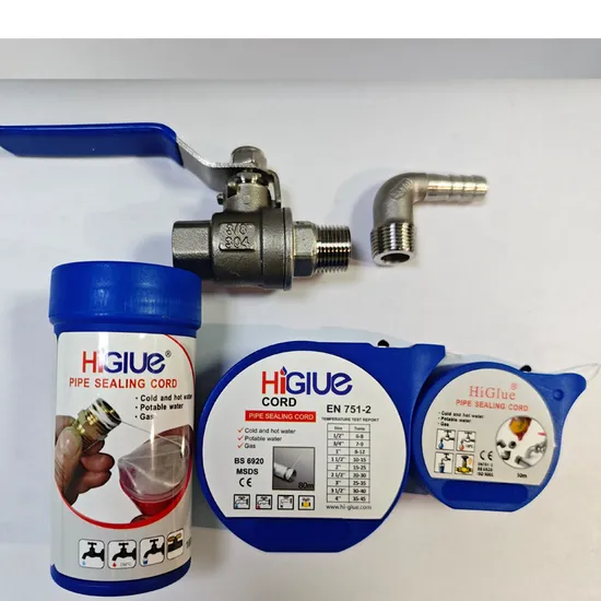 Higlue 55 Pipe Sealing Thread Cord for Water Gas Pipe Thread Leak Fix High Quality Pipe Plumbing Fittings Sealer 