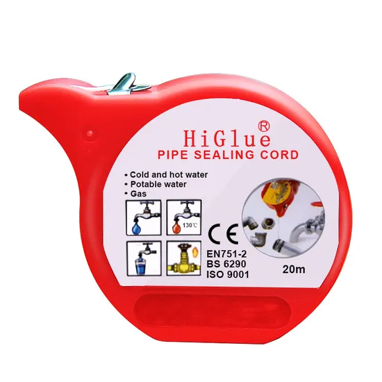 Higlue PTFE Thread Sealing Tape Cord Sealer 160m 50m 80m for Pipe Leaks Plumbing and Gas Pipes 