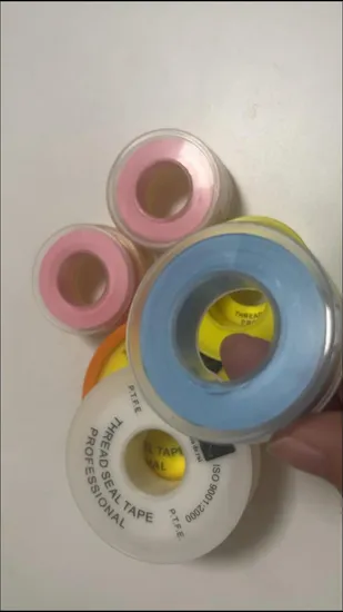 3.7 Mils Thickness Pink PTFE Plumbing Teflon Thread Seal Tapes for Water 